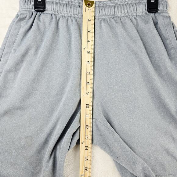 Legend Shorts Mens Large Gray Fitness Gym Running Casual Zipper Pocket - Picture 12 of 12